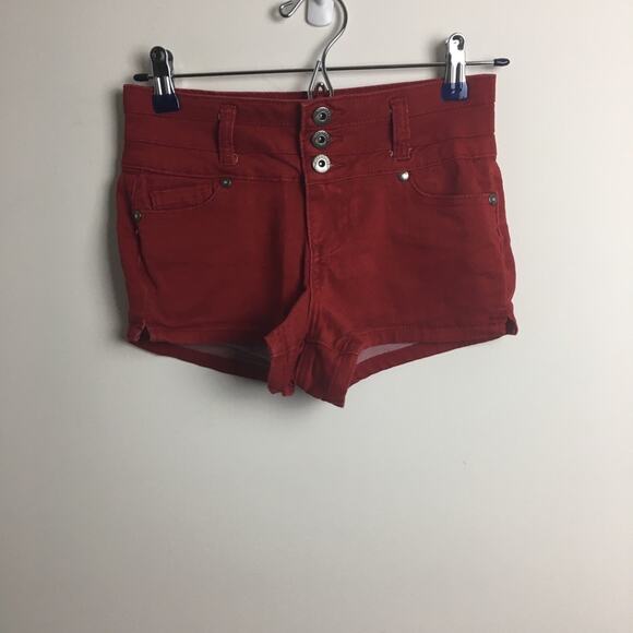 Blue Spice Short Shorts Red Juniors 1 / 2 - Picture 5 of 16